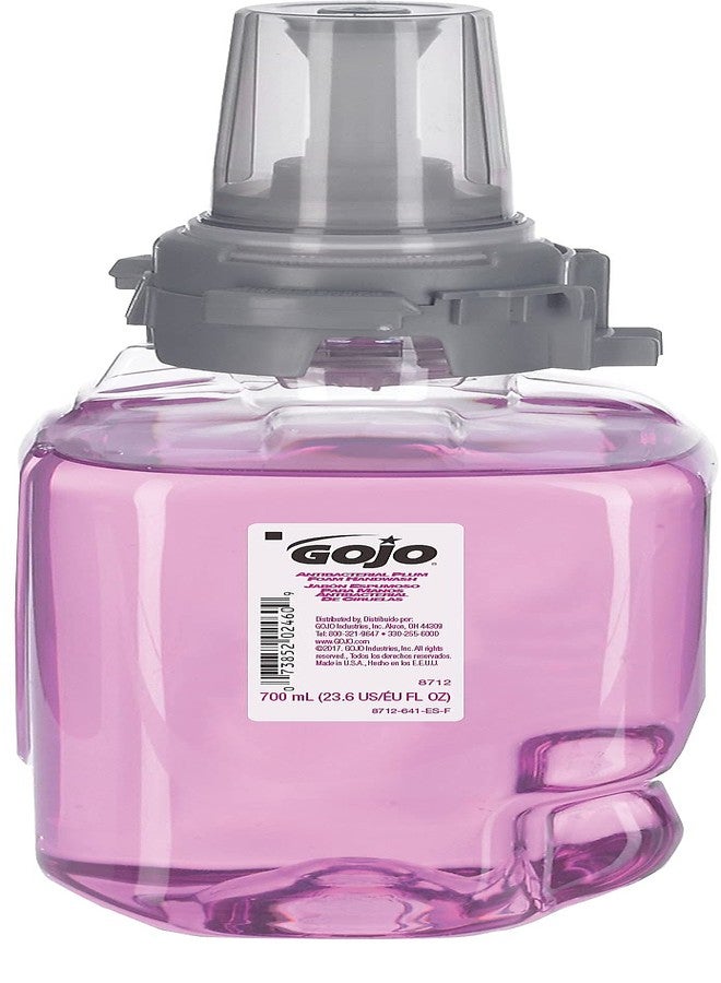 GOJO 8712-04 Antibacterial Foam Handwash, Plum, 700 mL - Image 2